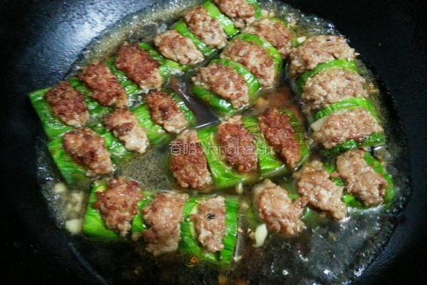 香煎肉酱茄子的做法图解14