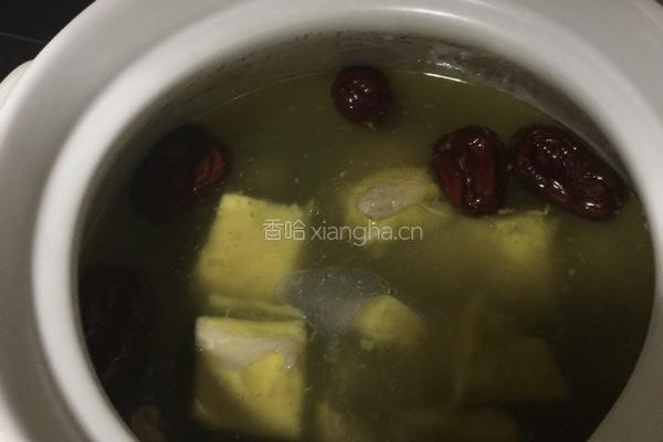 榴莲壳煲鸡汤的做法图解2