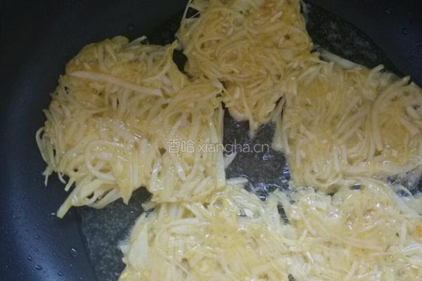 土豆丝咖喱饼的做法图解4