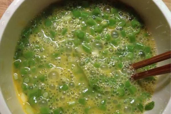 长豆角炒鸡蛋的做法图解4