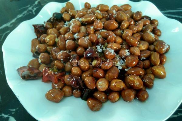 炒花生的做法图解5