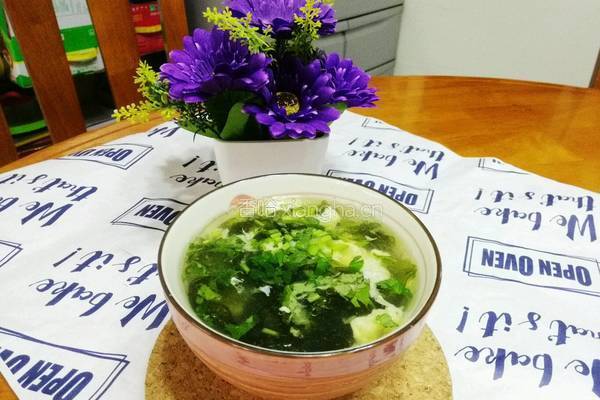 紫菜蛋花汤的做法图解7