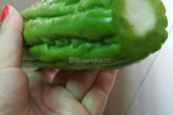 苦瓜酿肉的做法图解2
