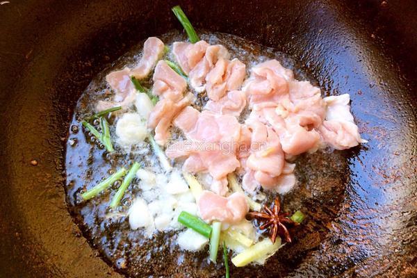 里脊肉焖油豆角的做法图解5
