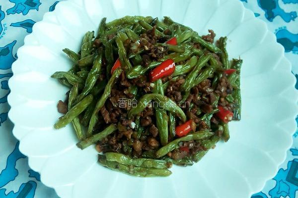 干煸四季豆的做法图解8
