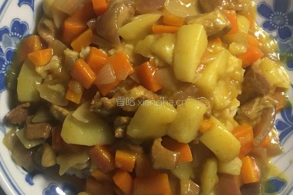 咖喱牛肉饭的做法图解12