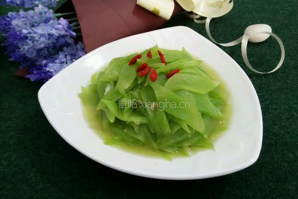 清炒莴笋片的做法图解8