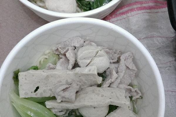 肉饼促肉汤面的做法图解4