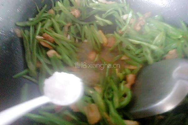 豆角丝炒肉的做法图解9