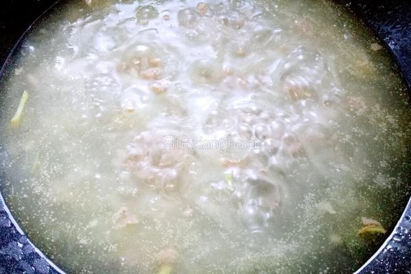 冬瓜片肉末汤的做法图解4