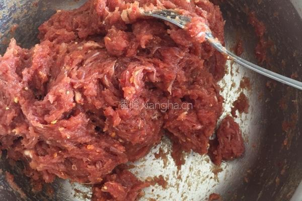 蜜汁黑椒肉末浇老豆腐的做法图解3