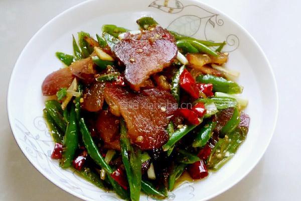 尖辣椒炒酱肉的做法图解4
