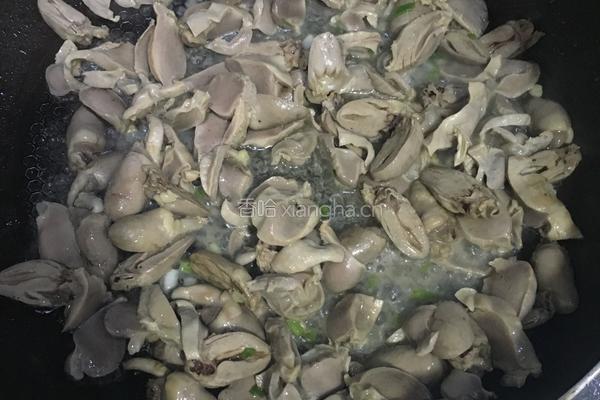 炒鸡杂的做法图解7