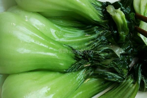 香菇油菜的做法图解6