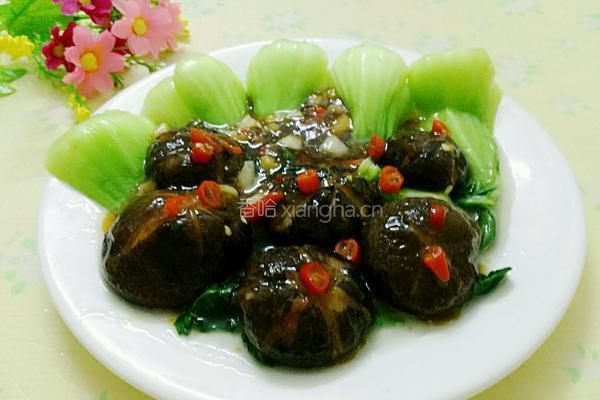 香菇油菜的做法图解11