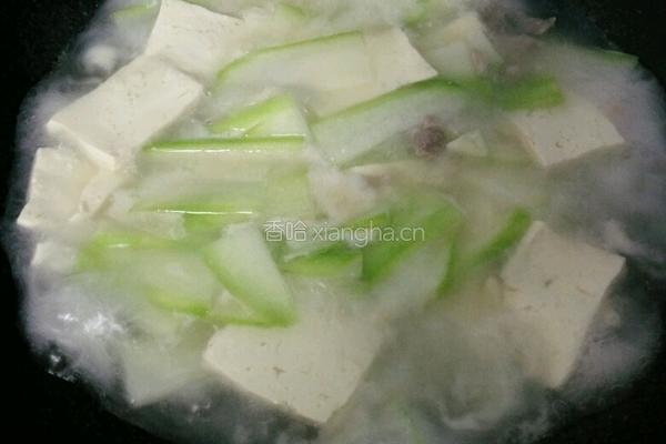节瓜豆腐汤的做法图解6