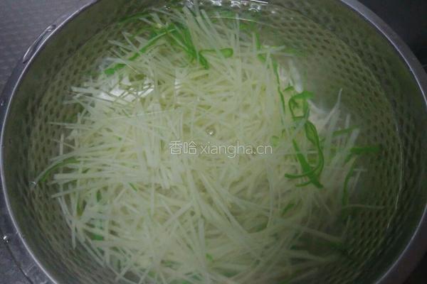 凉拌土豆丝的做法图解6