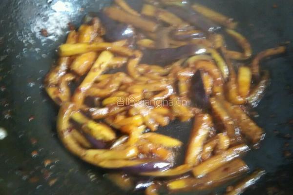 酱炒茄子的做法图解7