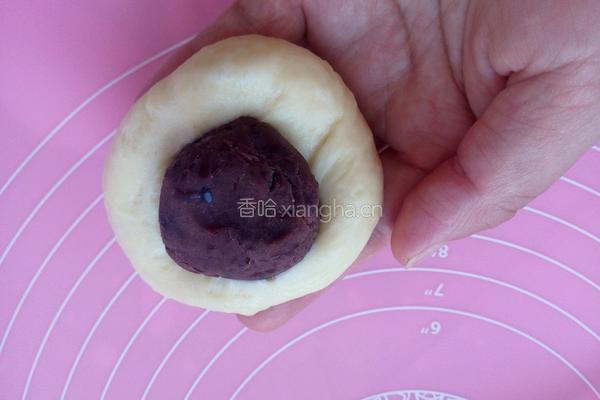 豆沙面包的做法图解5