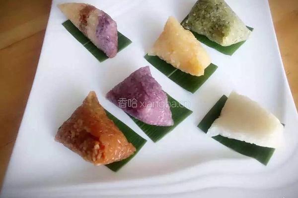 彩色粽子的做法图解8