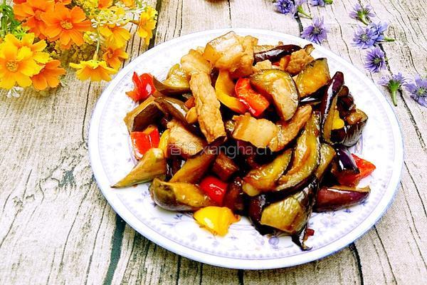 茄子炒肉的做法图解14