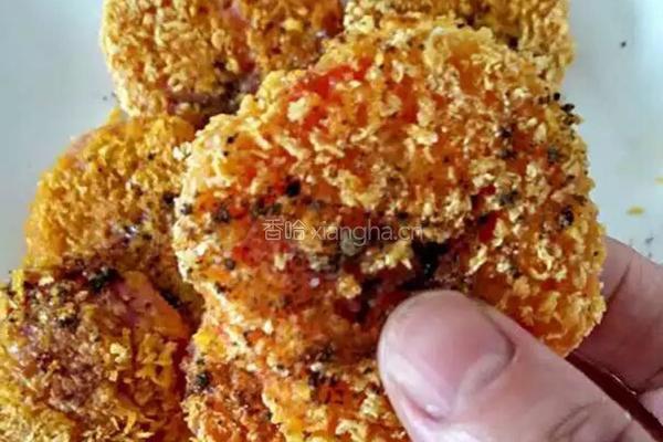 香酥椒盐番茄的做法图解12