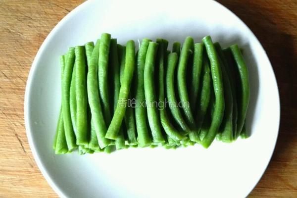 麻汁豆角的做法图解4