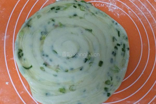 葱花手抓饼。的做法图解11