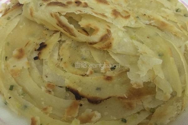 葱花手抓饼。的做法图解12