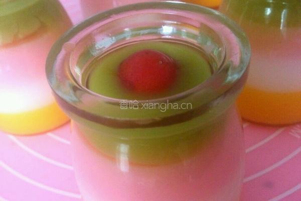 彩虹布丁的做法图解7