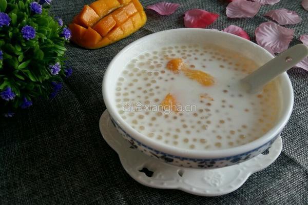 芒果椰奶西米露的做法图解6
