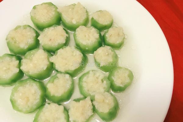 蒜蓉蒸胜瓜的做法图解6