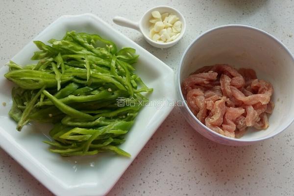 青椒肉丝的做法图解3