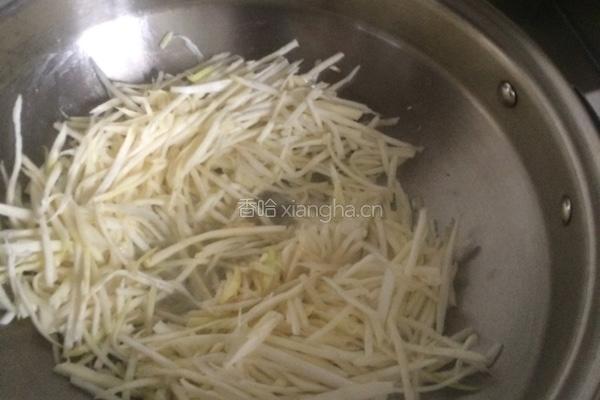 毛豆炒茭白的做法图解3