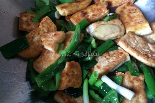 葱爆豆腐的做法图解9
