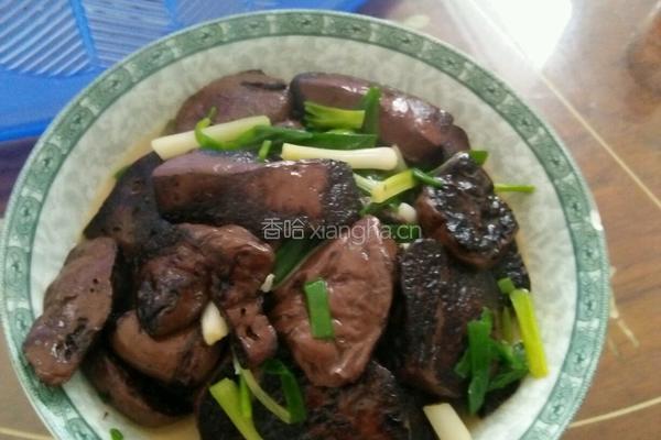 炒猪血的做法图解7