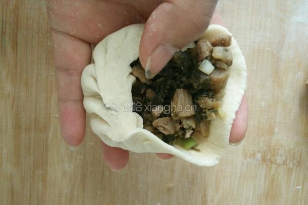 梅菜扣肉包子的做法图解16