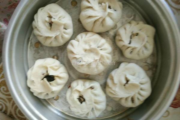 梅菜扣肉包子的做法图解17