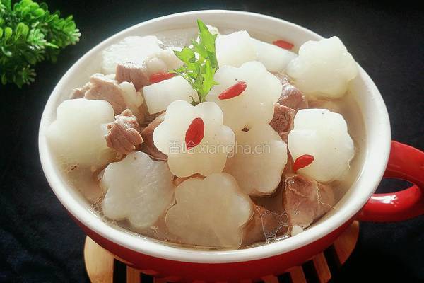 白萝卜炖羊肉的做法图解8