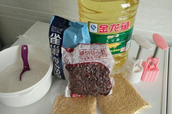 香甜绿豆糕的做法图解1