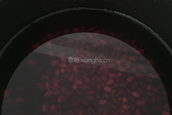 红豆黑米养生粥的做法图解3