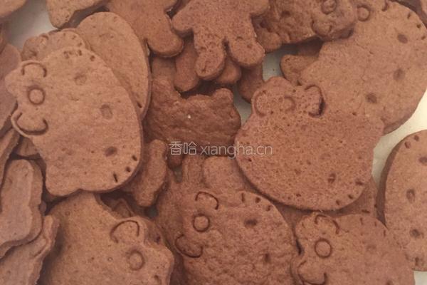 Hello kitty 可可饼干的做法图解6