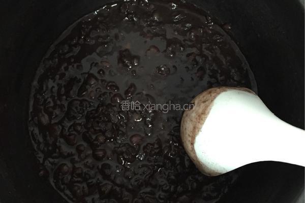 红豆黑米养生粥的做法图解5