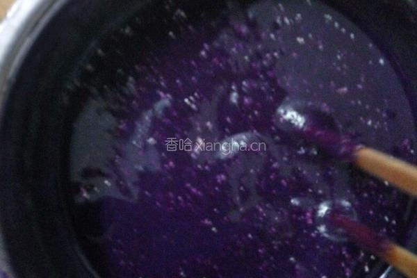 紫薯发糕的做法图解3