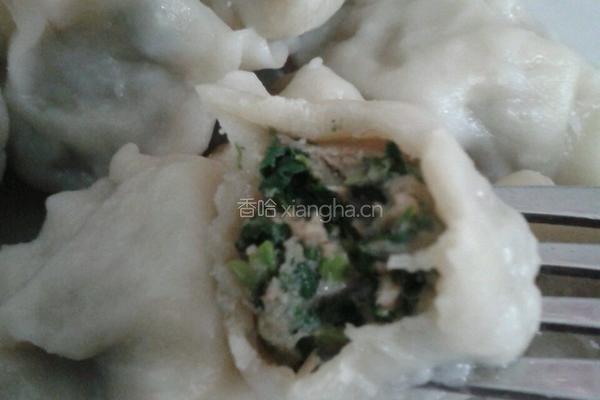 苋菜大肉饺子的做法图解11