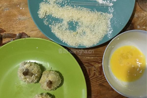 土豆泥虾球的做法图解4