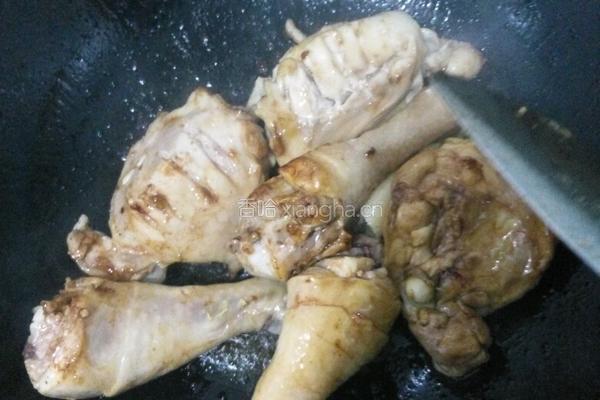 可乐鸡大腿的做法图解3
