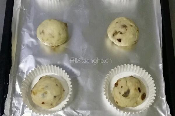 可爱的葡萄干蔓越莓软欧的做法图解6