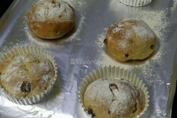 可爱的葡萄干蔓越莓软欧的做法图解10