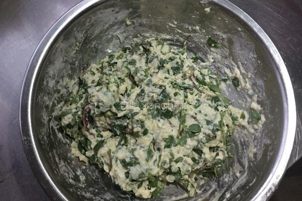 马蜂菜锅贴（马齿苋）的做法图解2